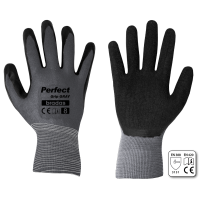 Рукавички захисні PERFECT GRIP GRAY латекс, розмір 8, RWPGGY8